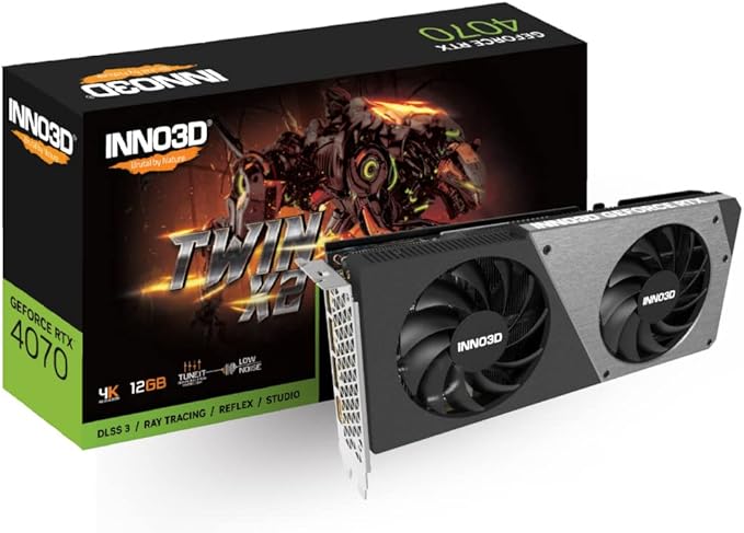 INNO3D I3D 12GB D6X RTX 4070 X2 N40702-126X-185252N