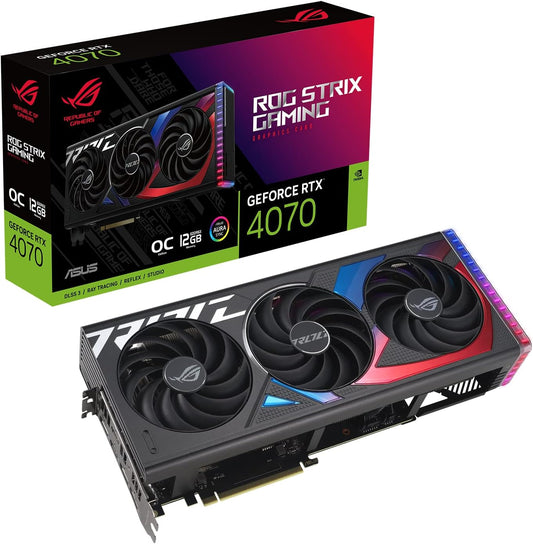 ASUS ROG Strix GeForce RTX™ 4070 OC Edition Gaming Graphics Card