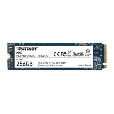 Patriot P300 256GB M.2 2280 PCIe Gen3 x4 NVMe SSD