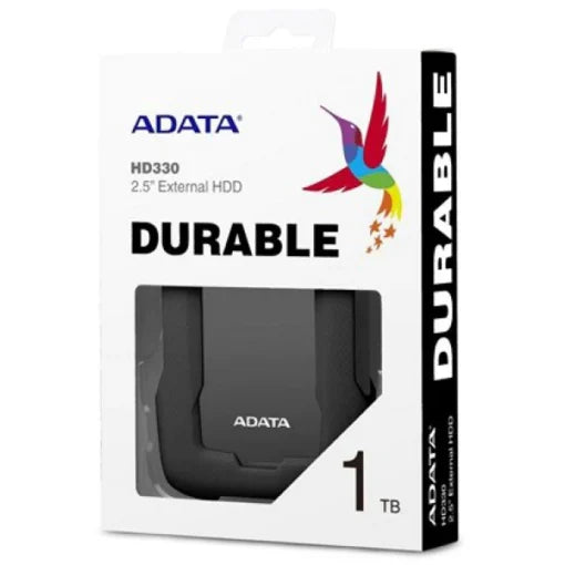 ADATA HD330 1TB External Hard-Drive – Black – NEW