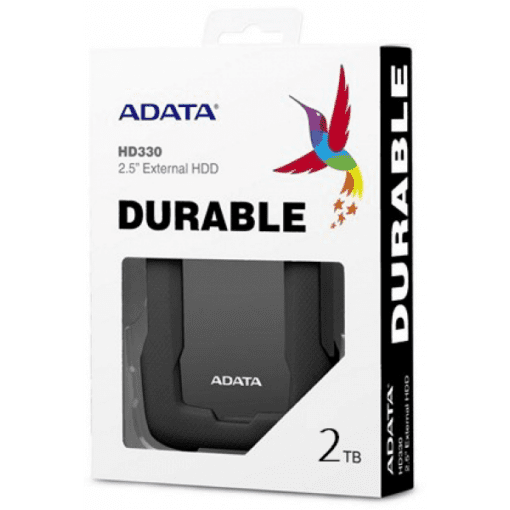 ADATA HD330 2TB External Hard-Drive – Black – NEW