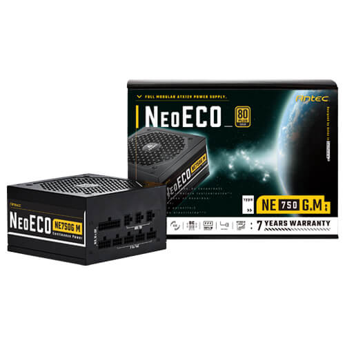 Antec NeoEco NE750G 750W 80 PLUS GOLD Certified Fully-Modular Power Supply