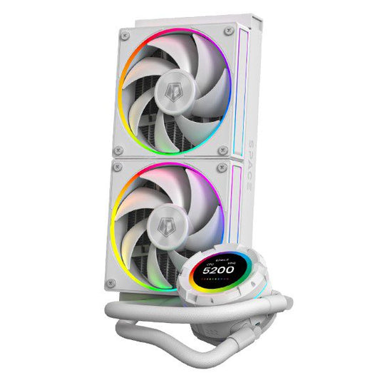 ID-COOLING SPACE SL240 DISPLAY LIQUID COOLER – WHITE