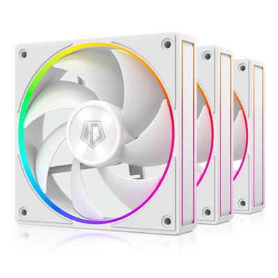 ID-COOLING AF-127 ARGB-W TRIO – WHITE (Pack of 3 120mm Fans)